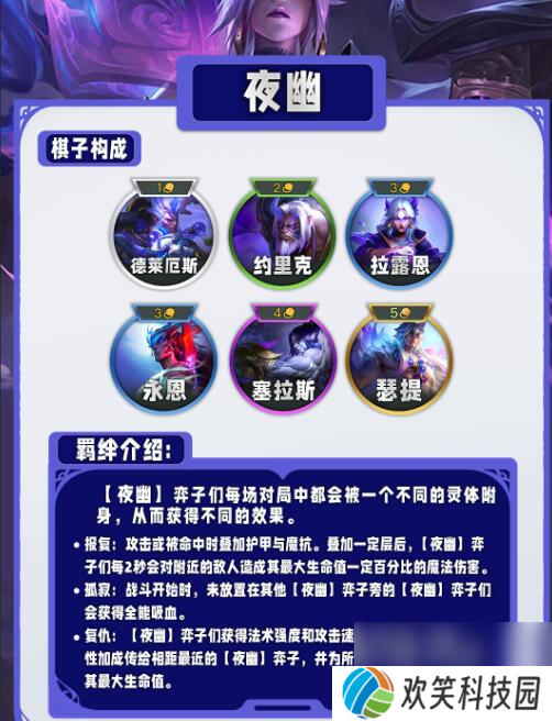 《云顶之弈》s11赛季特质类羁绊一览