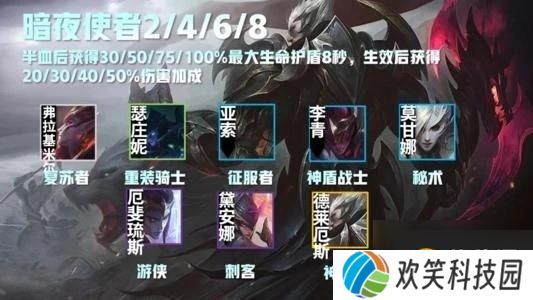 《云顶之弈》s5暗夜使者阵容玩法攻略